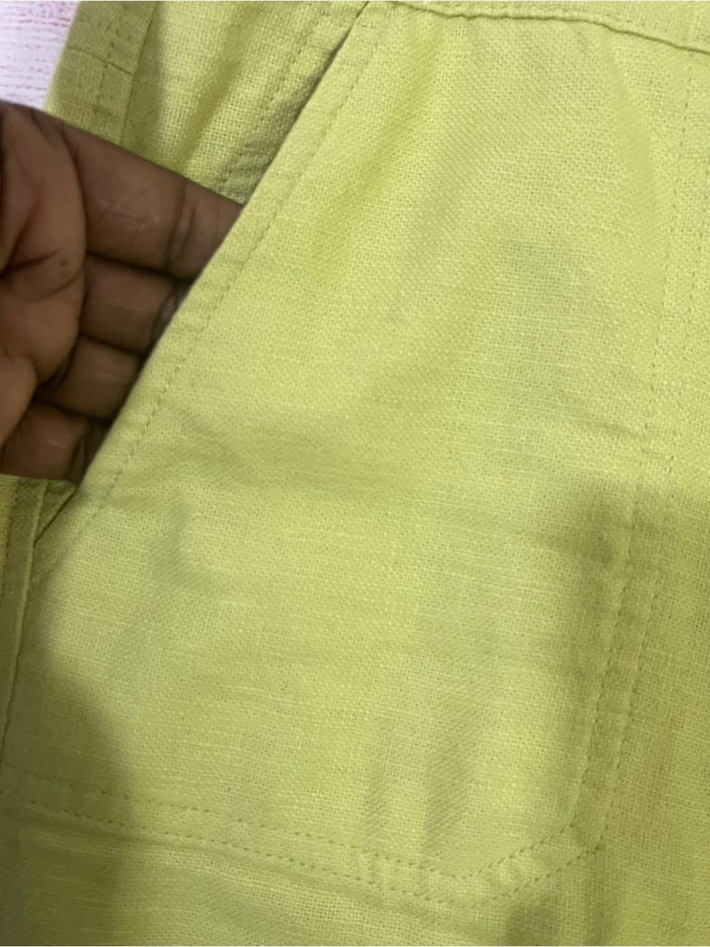 Sigrid Olsen 2 Piece Linen Cotton Blend Cropped Pant Set Size 10 - Picture 11 of 16